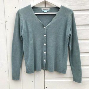 Women long sleeve button up sweater